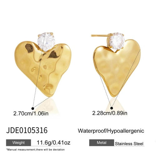 BOUCLES D’OREILLES ACIER REF E0105316