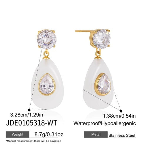 BOUCLES D’OREILLES ACIER REF E0105318-WT