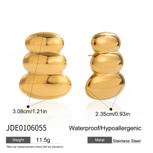 Boucles d’oreilles en acier – E0106055