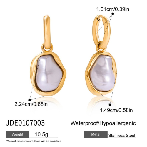 Boucles d’oreilles en acier – E0107003