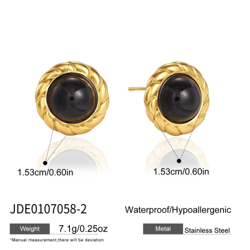 BOUCLES D’OREILLES ACIER REF E0107058-2