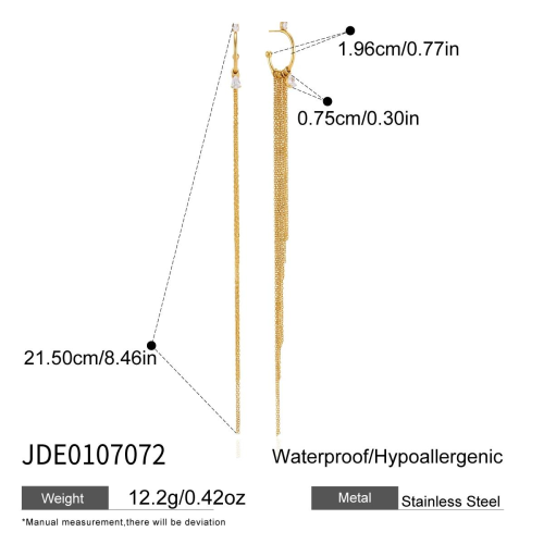 BOUCLES D’OREILLES ACIER REF E0107072