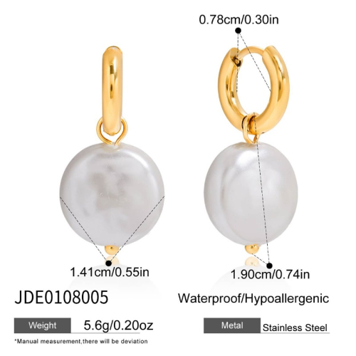 Boucles d’oreilles en acier – E0108005