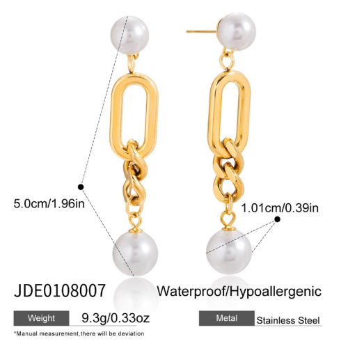 Boucles d’oreilles en acier – E0108007
