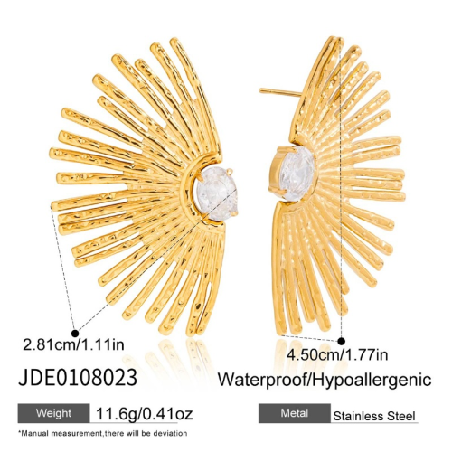 Boucles d’oreilles en acier – E0108023