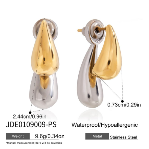 Boucles d’oreilles en acier – E0109009-PS