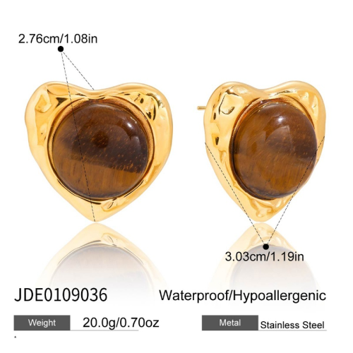 Boucles d’oreilles en acier – E0109036