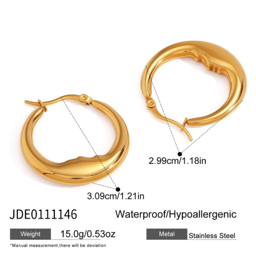 Boucles d’oreilles en acier – E0111146