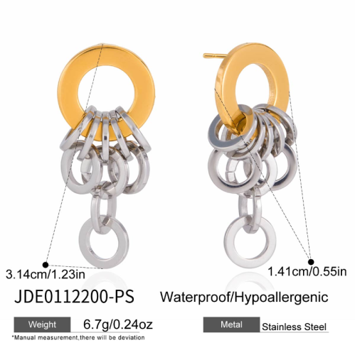 Boucles d’oreilles en acier – E0112200-PS