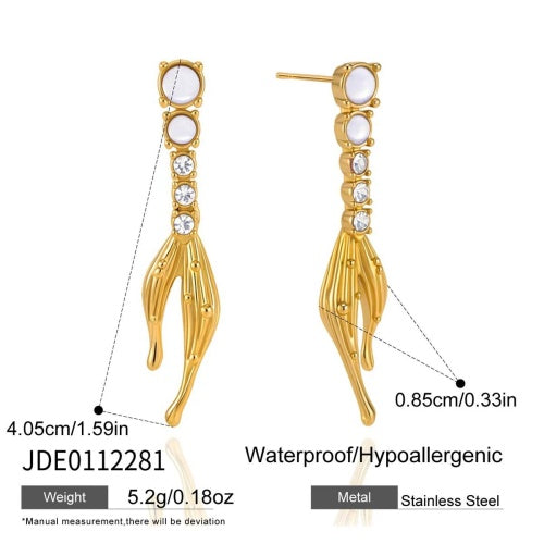 Boucles d’oreilles en acier – E0112281