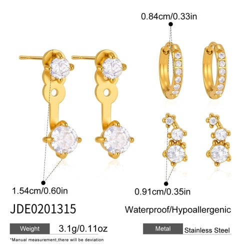 Boucles d’oreilles en acier – E0201315