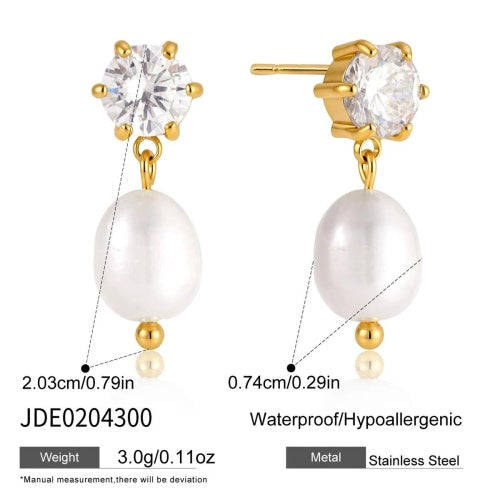 Boucles d’oreilles en acier – E0204300