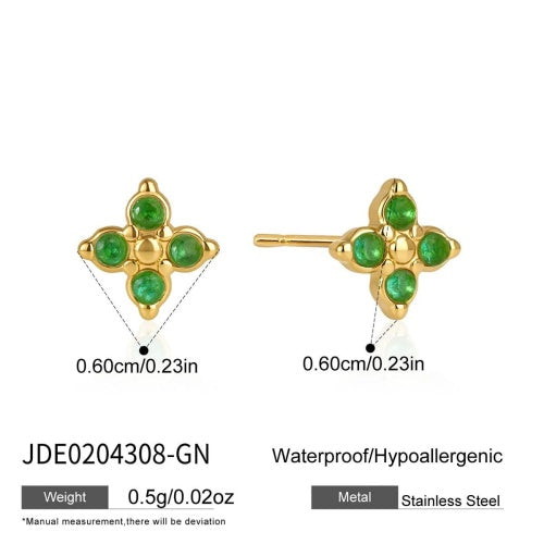 Boucles d’oreilles en acier – E0204308-GN