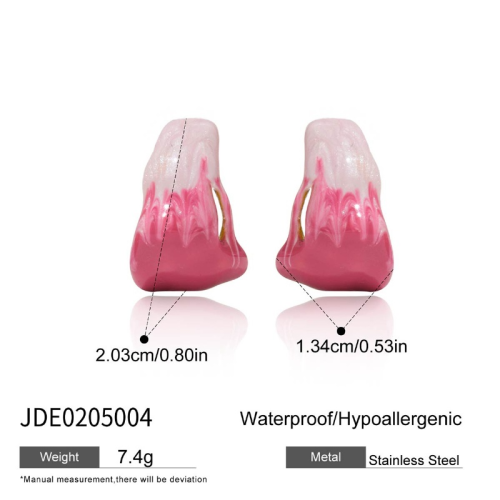 Boucles d’oreilles en acier – E0205004