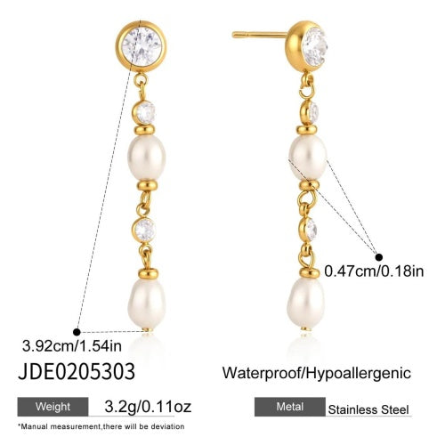 Boucles d’oreilles en acier – E0205303
