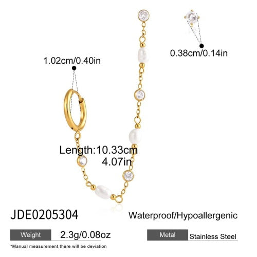 Boucles d’oreilles en acier – E0205304