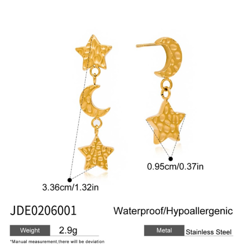 Boucles d’oreilles en acier – E0206001