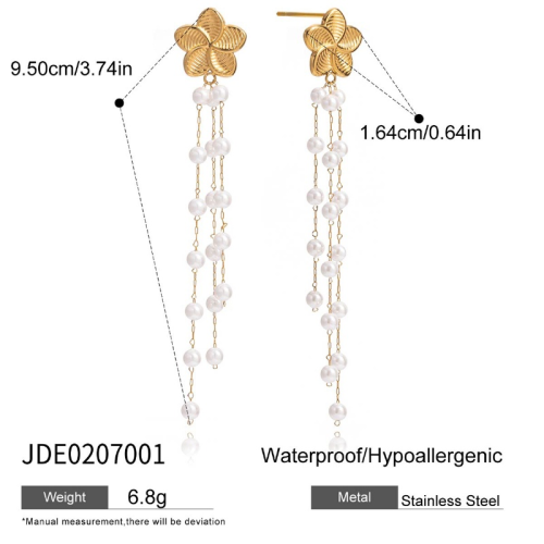 Boucles d’oreilles en acier – E0207001
