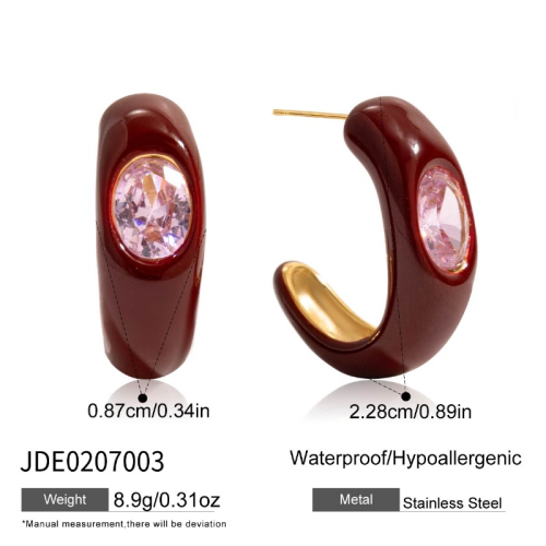 Boucles d’oreilles en acier – E0207003