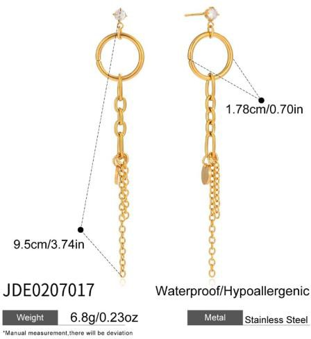 Boucles d’oreilles en acier – E0207017