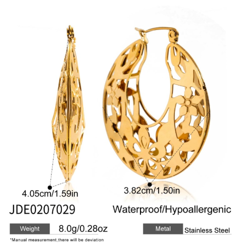 Boucles d’oreilles en acier – E0207029