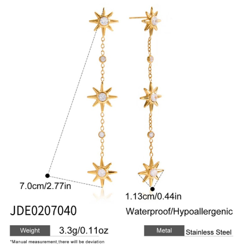 Boucles d’oreilles en acier – E0207040