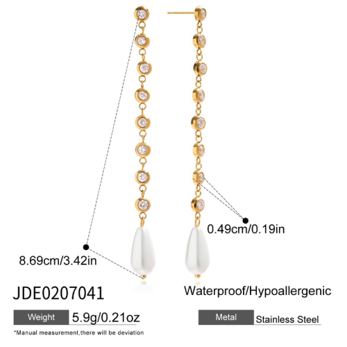 Boucles d’oreilles en acier – E0207041