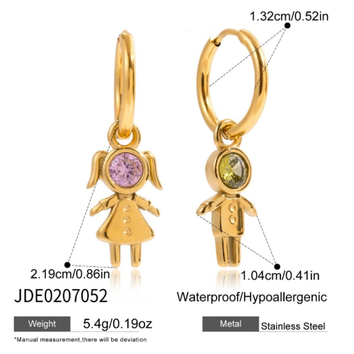 Boucles d’oreilles en acier – E0207052
