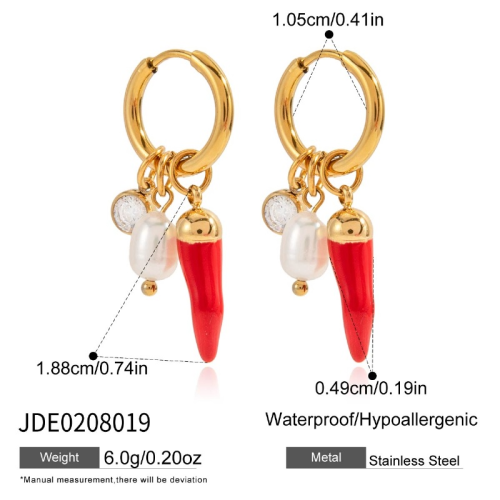 Boucles d’oreilles en acier – E0208019