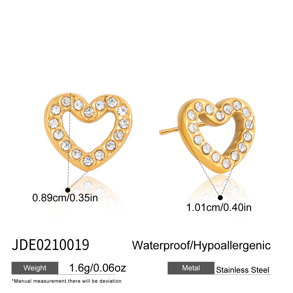 Boucles d’oreilles en acier – E0210019