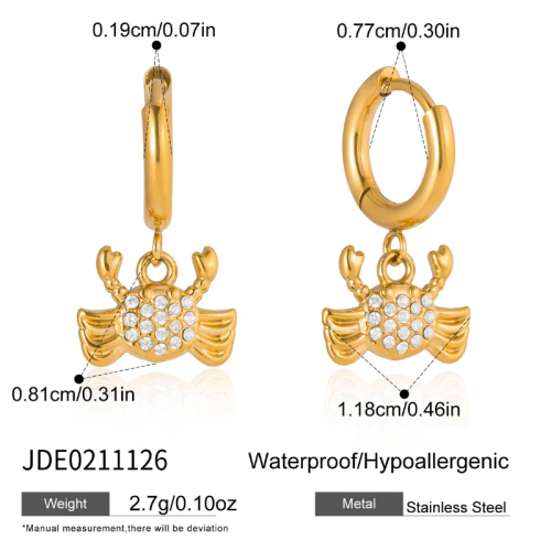 Boucles d’oreilles en acier – E0211126