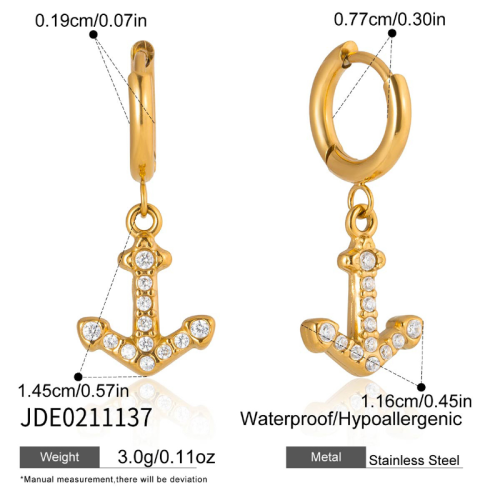 Boucles d’oreilles en acier – E0211137