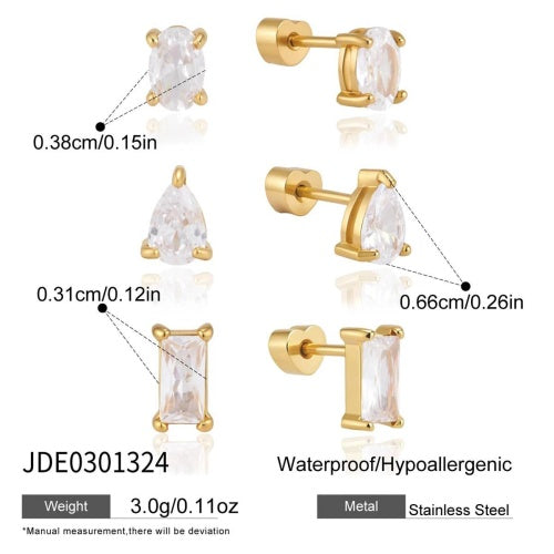 Boucles d’oreilles en acier – E0301324