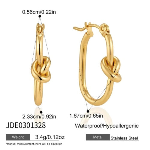 Boucles d’oreilles en acier – E0301328