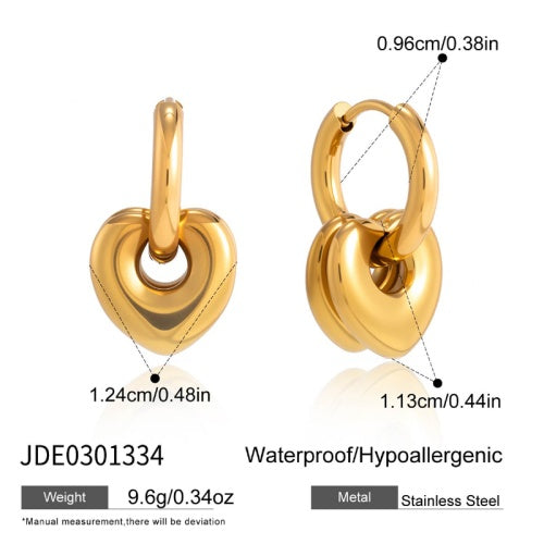 Boucles d’oreilles en acier – E0301334