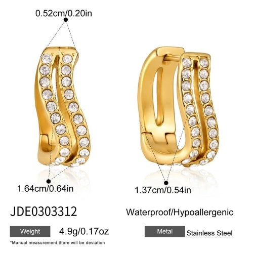 Boucles d’oreilles en acier – E0303312