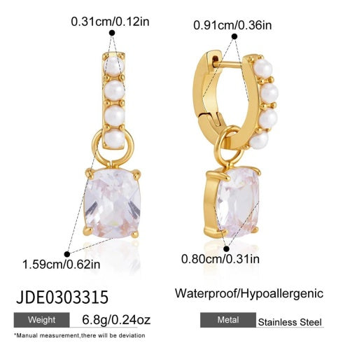 Boucles d’oreilles en acier – E0303315