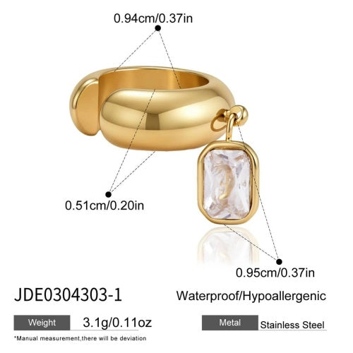 Boucles d’oreilles en acier – E0304303-1