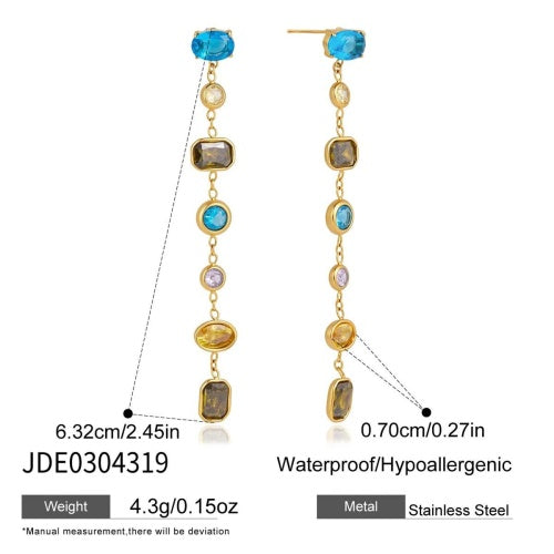 Boucles d’oreilles en acier – E0304319