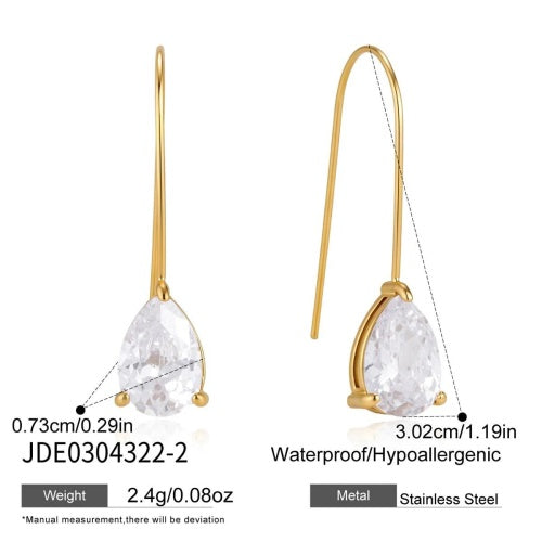Boucles d’oreilles en acier – E0304322-2