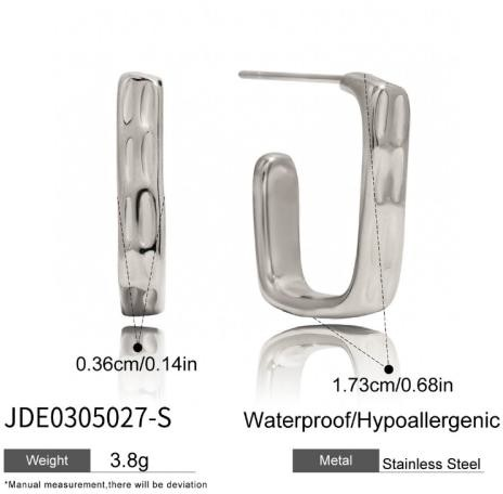 Boucles d’oreilles en acier – E0305027-S