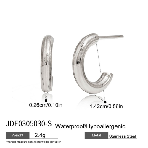 Boucles d’oreilles en acier – E0305030-S