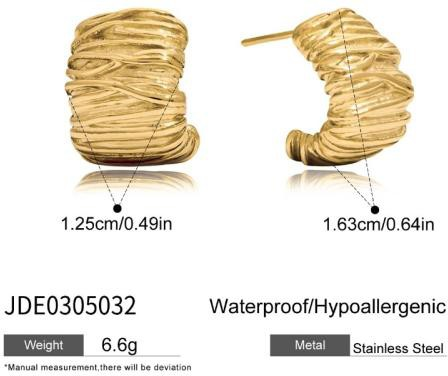 Boucles d’oreilles en acier – E0305032