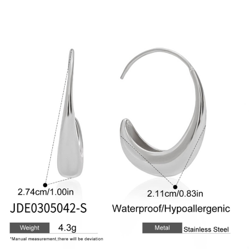 Boucles d’oreilles en acier – E0305042-S
