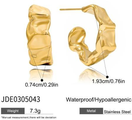 Boucles d’oreilles en acier – E0305043