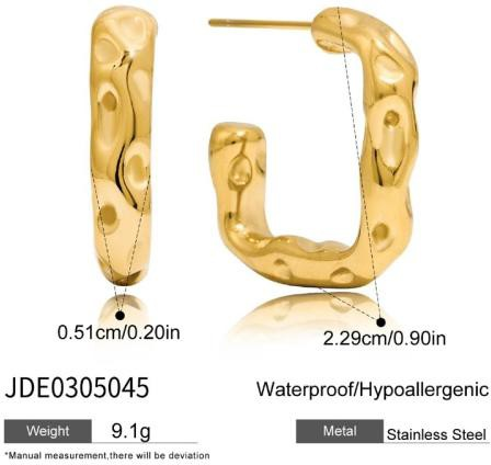 Boucles d’oreilles en acier – E0305045