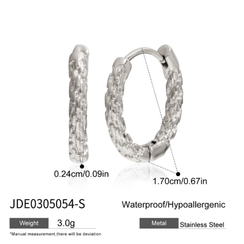 Boucles d’oreilles en acier – E0305054-S