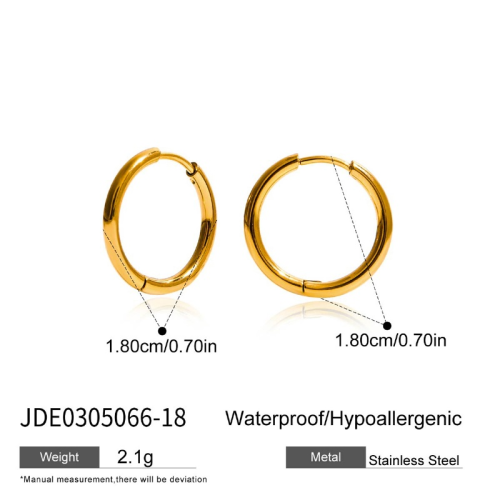 Boucles d’oreilles en acier – E0305066-18