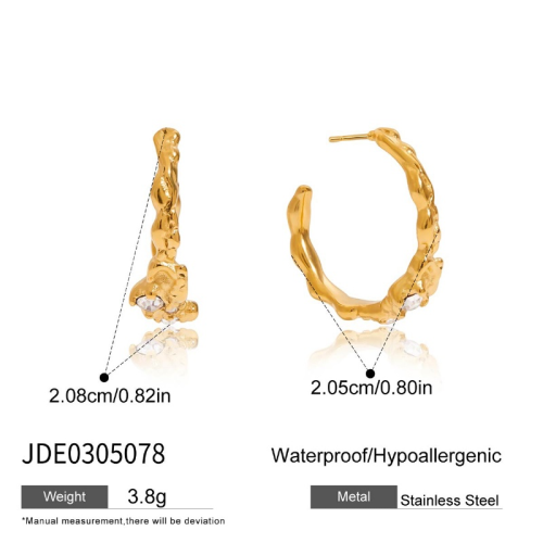 Boucles d’oreilles en acier – E0305078