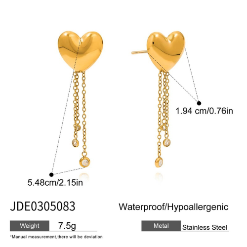 Boucles d’oreilles en acier – E0305083